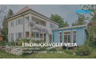 Villa kaufen in 78224 Singen, EINDRUCKSVOLLE VILLA - Charmante Villa in ruhiger und zentraler Lage in Singen