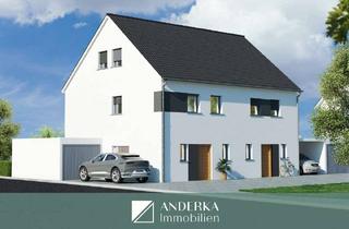 Doppelhaushälfte kaufen in 89437 Haunsheim, Das perfekte Zuhause - Neubau-Doppelhaushälfte mit KFW-55-Standard in Haunsheim!