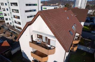 Anlageobjekt in Saarstr. 22, 88400 Biberach, Besondere, zentrumsnahe 2 1/2 (3)-Zi-ETWO i. DG e. Hauses m. nur 5 Wo.