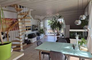 Wohnung kaufen in 86663 Asbach-Bäumenheim, 4-Zi.-Maisonette, hell & freundlich – 84 m² + DG, Glas-Erker, 2 Balkone, Garage & Stellplatz