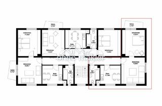 Wohnung mieten in 36391 Sinntal, Wunderschön geschnittene Wohnung 2-ZKB + Balkon in Sinntal-Sterbfritz