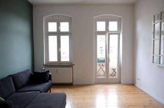 Wohnung mieten in Pillauer Straße, 10243 Friedrichshain, Schöne 2-Zimmer Altbau-Wohnung mit Balkon und Einbauküche in Berlin Friedrichshain