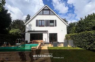 Haus mieten in 27580 Lehe, Stilvoll saniertes Einfamilienhaus mit Pool & Garten – Platzwunder in Toplage Speckenbüttel