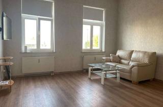 Immobilie mieten in August-Bebel-Straße, 04808 Wurzen, 2-Zimmerwohnung mit TV, Internet, Küche, Dusche/WC, Schlafzimmer, Wohnzimmer und Waschmasc