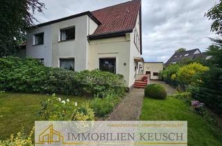 Doppelhaushälfte kaufen in 28832 Achim, Achim - Zentrale Top-Lage, Handwerkerhaus mit Potential und großem Garten, Garage und viel Stauraum!!