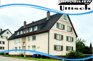 Wohnung kaufen in Bismarckstr. 45, 78549 Spaichingen, Frei stehende 3 Zimmer Dachgeschosswohnung in Zentaler Lage von Spaichingen