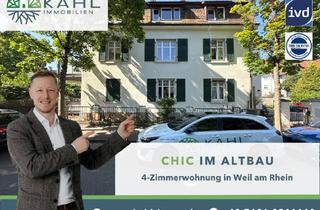 Wohnung mieten in 79576 Weil am Rhein, Modernisierte Altbauwohnung in Weil am Rhein
