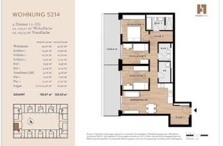 Wohnung mieten in Friederike-Nadig-Allee 86, 80939 München, Exklusive 4,5-Zimmer-Neubauwohnung – Heidepark München