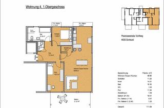 Wohnung mieten in Phoenixseestraße 77, 44263 Hörde, Exklusive 3-Raum-Wohnung mit Balkon in Dortmund
