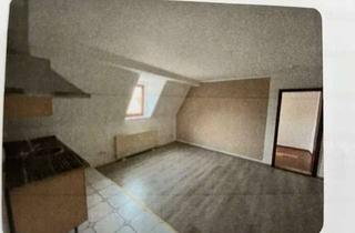 Wohnung mieten in Wilhelm Loewe Straße, 39240 Calbe, kleine gemütliche 2-Raum Wohnung im DG mit offener Wohnküche
