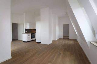 Wohnung mieten in Beckerstraße, 04179 Neulindenau, ** Helle 4 Zimmer im Dachgeschoss * offene Küche mit EBK * 2 Bäder * Loggia **