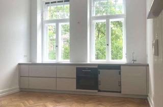 Wohnung mieten in Schweizer Str., 60487 Sachsenhausen-Nord, Erstbezug: Elegante Altbauwohnung mit 2 Balkonen