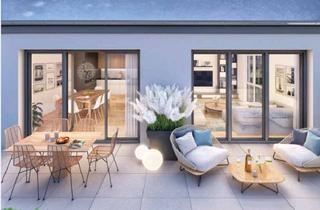 Wohnung kaufen in Odenwaldstraße 37b, 63457 Hanau, Erstbezug: Stilvolle 4-Zimmer-Terrassenwohnung mit gehobener Innenausstattung in Hanau