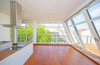 Penthouse mieten in 10435 Prenzlauer Berg, Penthouse-Maisonette-Whg mit 3 Terrassen in der Schönhauser Allee mit EBK u. Aufzug