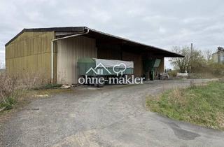 Gewerbeimmobilie kaufen in 35096 Weimar, Freitragende Lagerhalle zum Selbstabbau