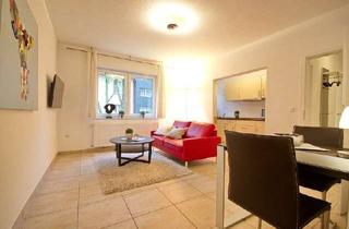 Immobilie mieten in 45131 Rüttenscheid, Essen-Rüttenscheid: Helle, sehr modern und komplett möblierte Wohnung mit Gartennutzung, ruhige a...