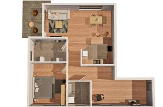 Wohnung mieten in 26683 Saterland, ebenerdiges Wohnen im Zentrum in Saterland - OT Scharrel