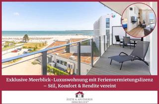 Wohnung kaufen in 23570 Travemünde, Exklusive Meerblick-Luxuswohnung mit Ferienvermietungslizenz – Stil, Komfort & Rendite vereint