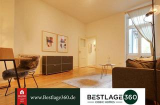 Wohnung mieten in 60316 Nordend-Ost, Frankfurt-Nordend: Stilvoll möblierte Altbauwohnung mit Balkon