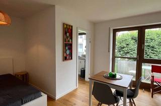 Wohnung mieten in 83026 Aising, Helle, möblierte 1-Zimmer-Wohnung mit Balkon in ruhiger Lage