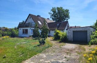 Doppelhaushälfte kaufen in 29328 Faßberg, Provisionsfrei, sanierungsbedürftige Doppelhaushälfte auf großem Grundstück in Heideseenähe