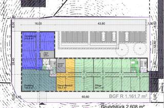 Gewerbeimmobilie kaufen in Hans-Sachs-Straße 6-10, 06126 Westliche Neustadt, Pflegeimmobilie Halle: 6.831 m² Neubau, 136 Plätze, sofort realisierbar