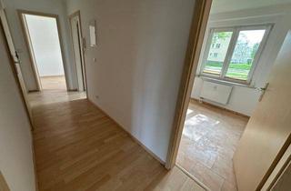 Wohnung mieten in Sachsenring 31, 09127 Chemnitz, Frei ab 1.11.25 - Blick auf Gartenanlage - Bad mit Fenster - Balkon am Wohnzi. -