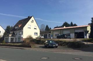 Haus kaufen in 37699 Fürstenberg, Fürstenberg - Gewerbefläche, Gewerbehalle, Wohnhaus, Werkstatt, Kauf, Mietkauf.