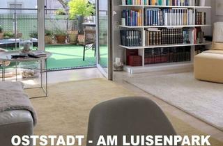 Wohnung kaufen in 68165 Schwetzingerstadt, OSTSTADT AM LUISENPARK - 2 ZIMMER HOCHPARTERRE MIT GROSSER TERRASSE