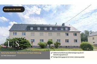 Wohnung kaufen in 01768 Glashütte, Investieren, wo andere Urlaub machen - modernisierte 3-Raum-Wohnung mit Gestaltungspotenzial