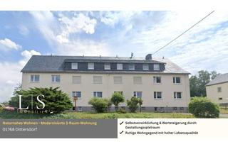 Wohnung kaufen in 01768 Glashütte, Investieren, wo andere Urlaub machen - modernisierte 3-Raum-Wohnung mit Gestaltungspotenzial