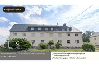Wohnung kaufen in 01768 Glashütte, Investieren, wo andere Urlaub machen - teil-modernisierte 2-Raum-Wohnung mit Gestaltungspotenzial