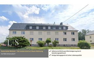 Wohnung kaufen in 01768 Glashütte, Investieren, wo andere Urlaub machen - teil-modernisierte 2-Raum-Wohnung mit Gestaltungspotenzial