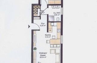 Wohnung mieten in 71126 Gäufelden, Modernisierte 2-Raum-Wohnung mit Balkon und Einbauküche in Gäufelden