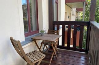 Wohnung mieten in Arndtstraße 25d, 04275 Südvorstadt, Ruhige möblierte Zweiraumwohnung mit Balkon und Lift im Herzen der Südvorstadt