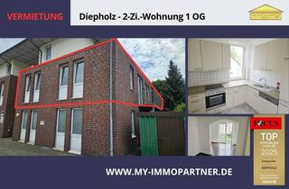 Wohnung mieten in 49356 Diepholz, *** TOP 2 ZKB - 1 OG in Diepholz zu vermieten - mit Kellerraum und Pkw Stellplatz ab sofort frei ***