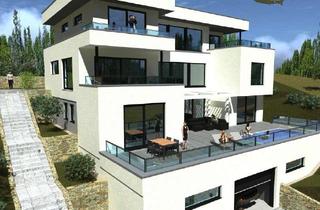 Villa kaufen in 69115 Weststadt, LUXHAUS Bauhaus Villa 420m² WF plus Keller mit Panoramaaussicht HD - Weststadt Schlüsselfertig