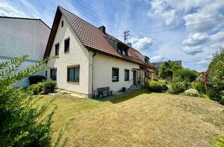 Haus kaufen in 86316 Friedberg, EIGENNUTZUNG UND KAPITALANLAGE MIT EINEM KAUFVERTRAG! DHH MIT WOHN- UND GESCHÄFTSHAUS IN FRIEDBERG