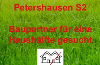 Grundstück zu kaufen in 85238 Petershausen, Baupartner gesucht -Petershausen S2 nh.Ortsmitte, ruh.sonn. Grundst. für eine Haushälfte ca. 436m2