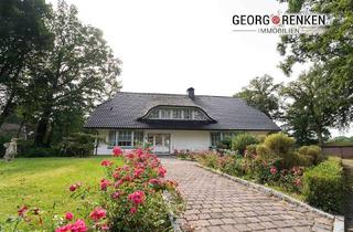 Einfamilienhaus kaufen in Hamburgerstraße 28, 27442 Gnarrenburg, 27442 Karlshöfen | Großzügiges und stilvolles, freistehendes Einfamilienhaus für Privat & Rendite