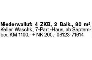 Wohnung mieten in 65396 Walluf, Mietwohnungen, Rheingau-Taunus-Kreis