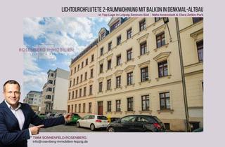 Wohnung kaufen in Niederkirchnerstraße 10 WE05, 04107 Leipzig, Zentral & ruhig: 2-Zimmer-Traumwohnung mit Balkon in Leipzig Südvorstadt