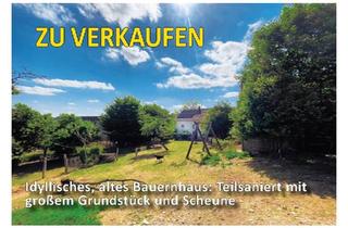 Bauernhaus kaufen in 51580 Reichshof, Reichshof - Bauernhaus ökol. teilsaniert mit großem Grundstück zu verkaufen