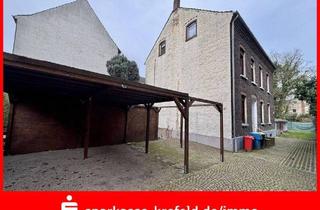 Doppelhaushälfte kaufen in 47803 Krefeld, Krefeld - Doppelhaushälfte mit Altbaucharme und Carport