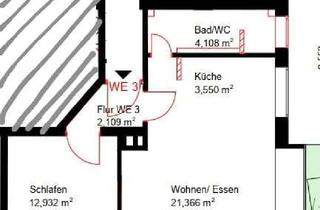 Wohnung mieten in 84478 Waldkraiburg, Erstbezug nach Kernsanierung moderne 2-Zimmer-Wohnung mit Wohlfühlfaktor in zentraler, ruhiger Lage