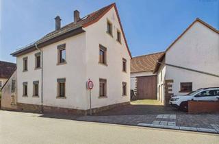 Bauernhaus kaufen in 67808 Würzweiler, **Spannender Bauernhof mit zwei Häusern, XXL-Scheune, PV-Anlage, Wärmepumpe, 2xGaragen uvm.!**