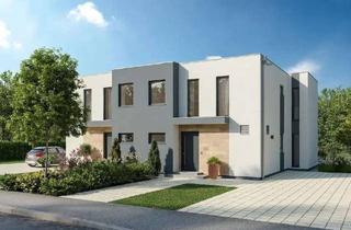 Villa kaufen in 59379 Selm, *Wohnen mit Charakter: Moderne DHH als Stadtvilla mit Flachdach und nachhaltiger Energie - exklusiv