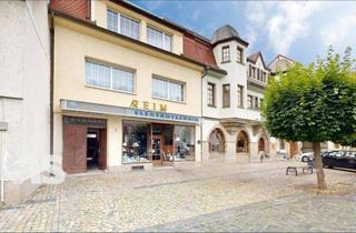 Haus kaufen in Markt, 06682 Teuchern, PROVISIONSFREI: Charmantes Wohn- und Geschäftshaus in Teuchern mit Garten und Pool