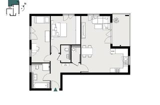 Wohnung mieten in Winzerstrasse, 97953 Königheim, Attraktive 3-Zimmer-Wohnung zum Erstbezug mit EBK!