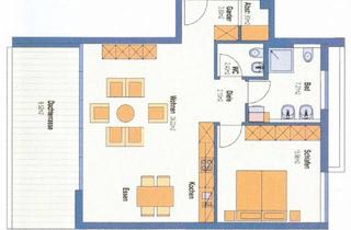 Penthouse mieten in Bahnhofstraße, 97990 Weikersheim, Schöne, helle 2-Raum-Penthouse-Wohnung mit gehobener Innenausstattung in Weikersheim